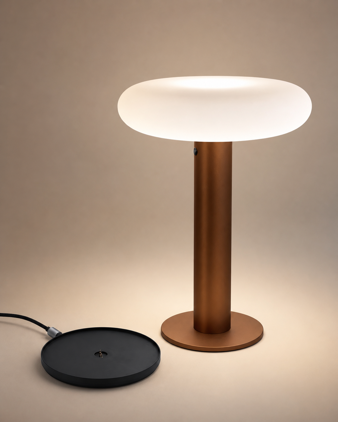 Glass Table Lamp